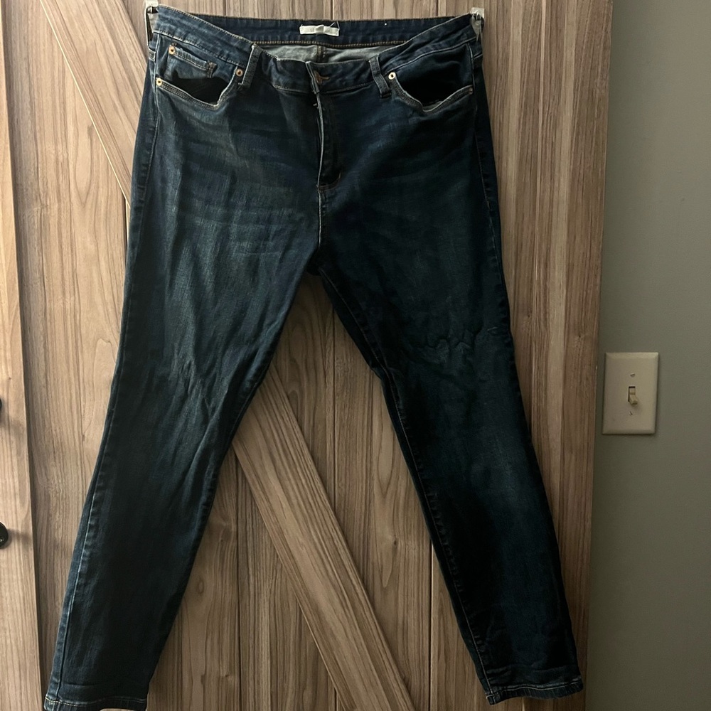 Straight leg jeans